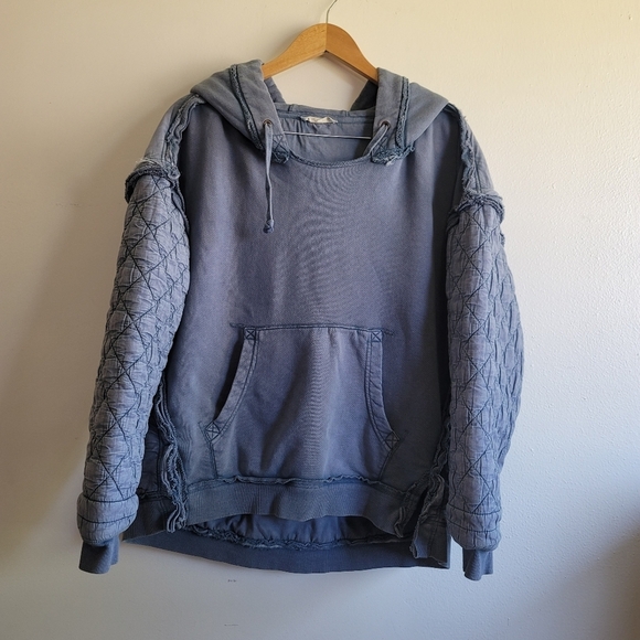 Free People, Drive That‎ Train Pullover, Blue, Size Medium - Picture 2 of 16